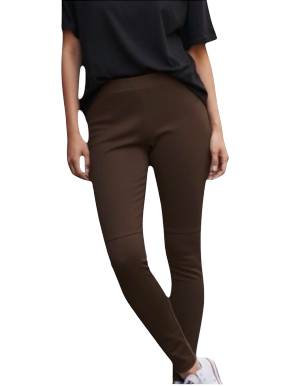 Marina Luna Brown Vegan Suede CowGirl Western Pants NWOT Size 10